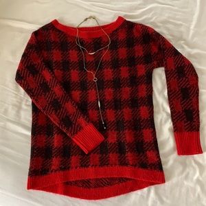Express Buffalo Plaid Sweater